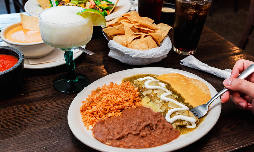 Tex-Mex plates at Alamo Cafe I-10