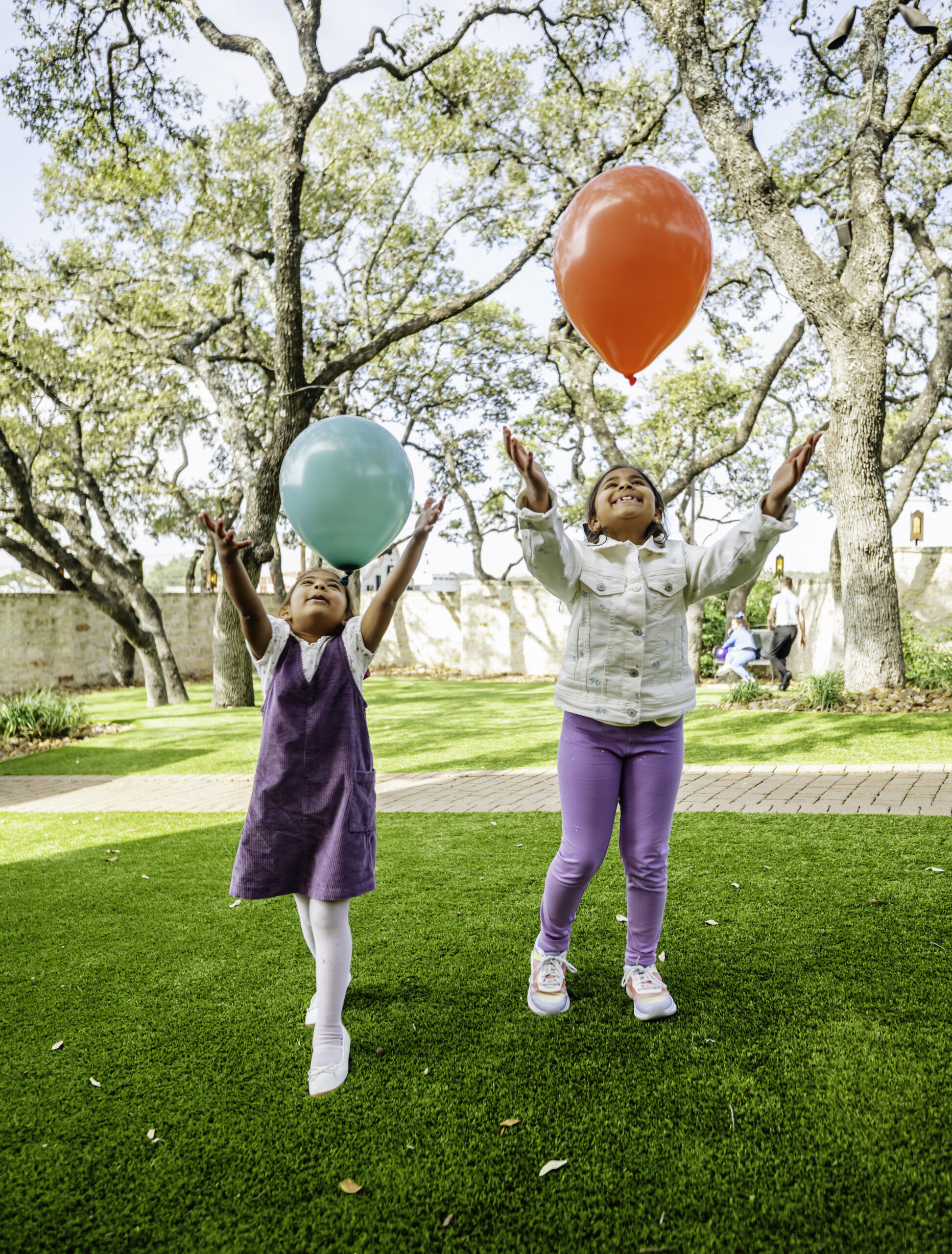 Balloons set up for a private event