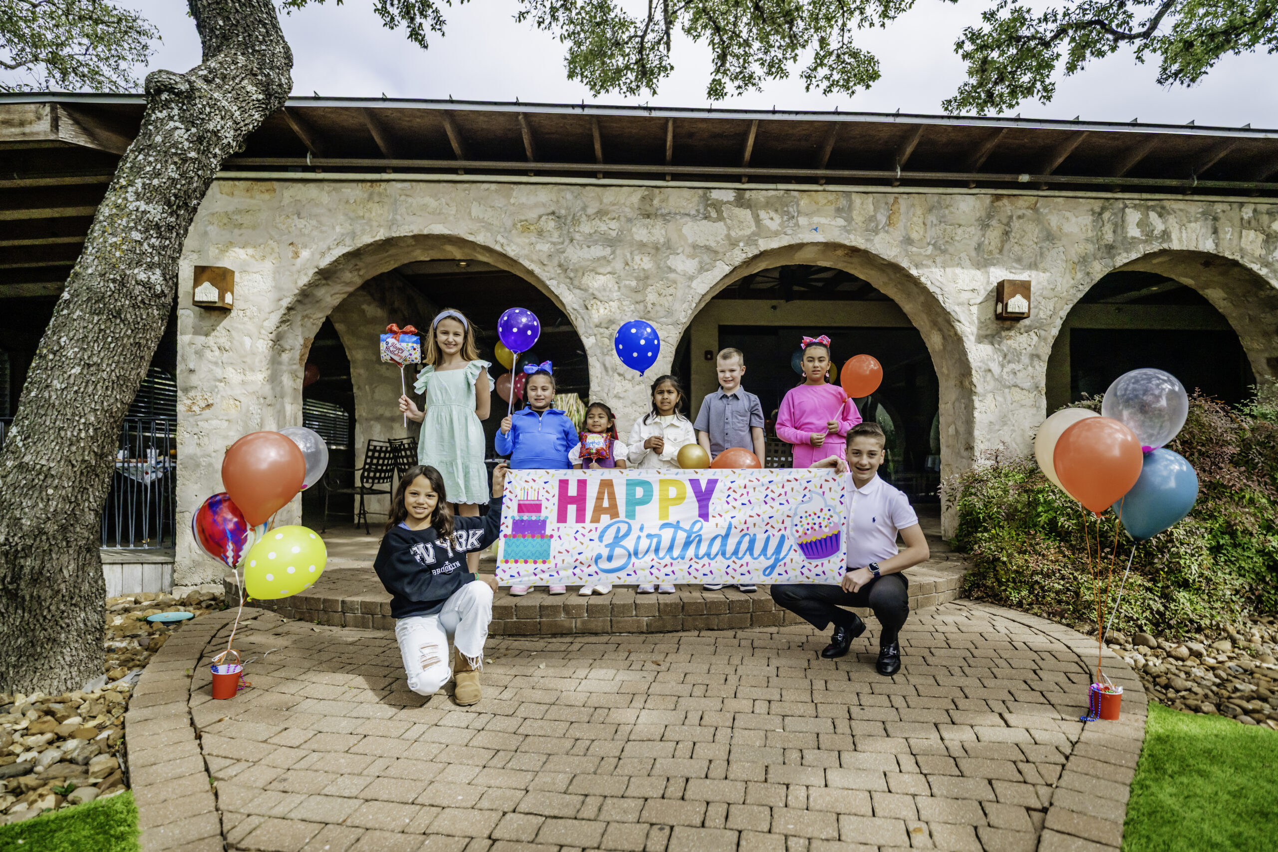 A birthday celebration in a private room