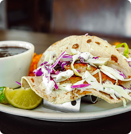 Tacos at Alamo Cafe